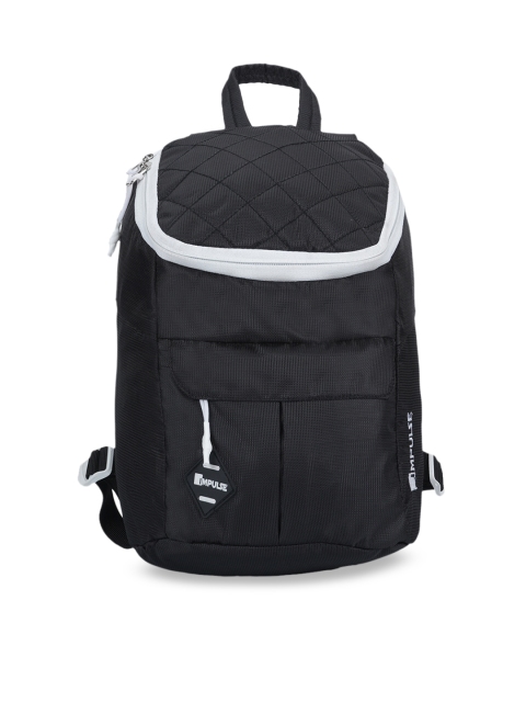 

Impulse Kids Black Solid Backpack
