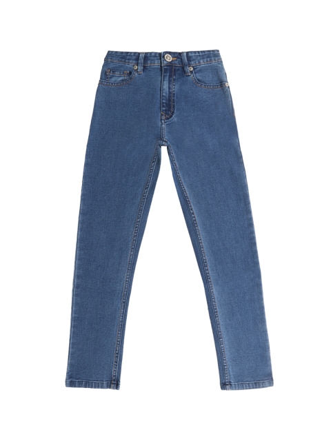 

Lil Tomatoes Boys Blue Straight Fit Mid-Rise Clean Look Stretchable Jeans