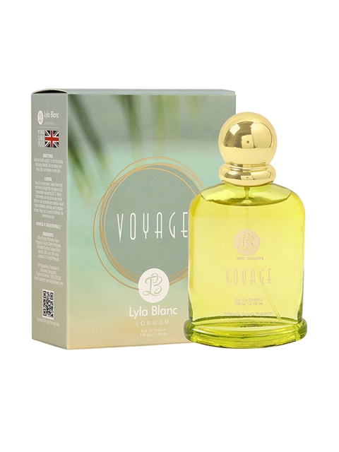 Lyla Blanc Women VOYAGE Perfume Spray EDP 100ml, Green