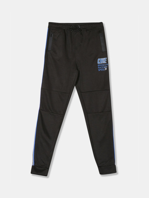 

Cherokee Boys Black Solid Slim-Fit Jogger