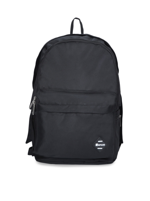 

Impulse Unisex Black Solid Backpack