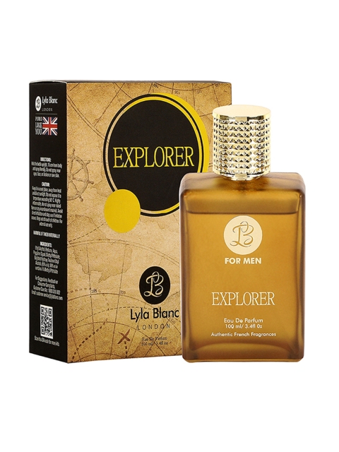 

Lyla Blanc Men EDP EXPLORER Perfume Spray EDP 100ml, Brown