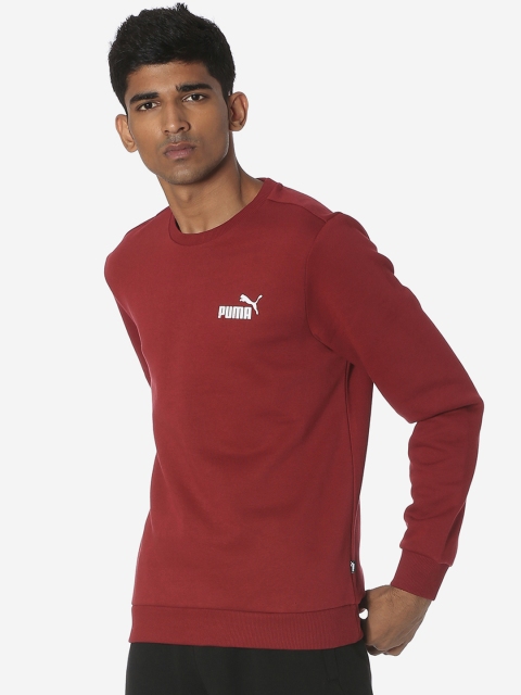 

Puma Men Maroon Solid Sweatshirt