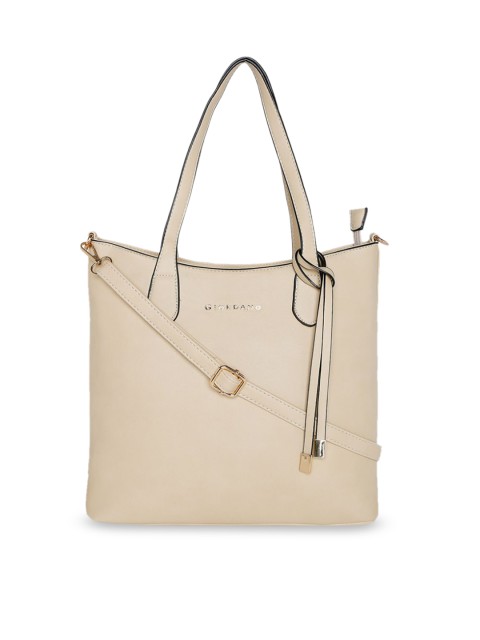

GIORDANO Beige Solid Handheld Bag