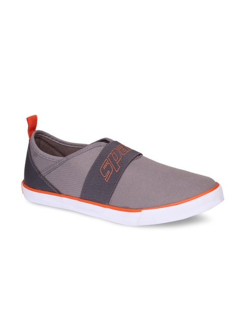 

Sparx Men Grey Slip-On Sneakers
