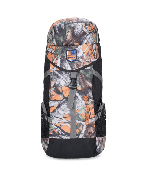 

Impulse Unisex Orange & Grey Printed Gear Up Rucksack