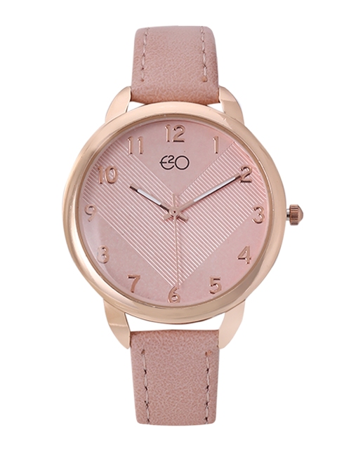 

E2O Women Pink Analogue Leather Watch 5657PINK