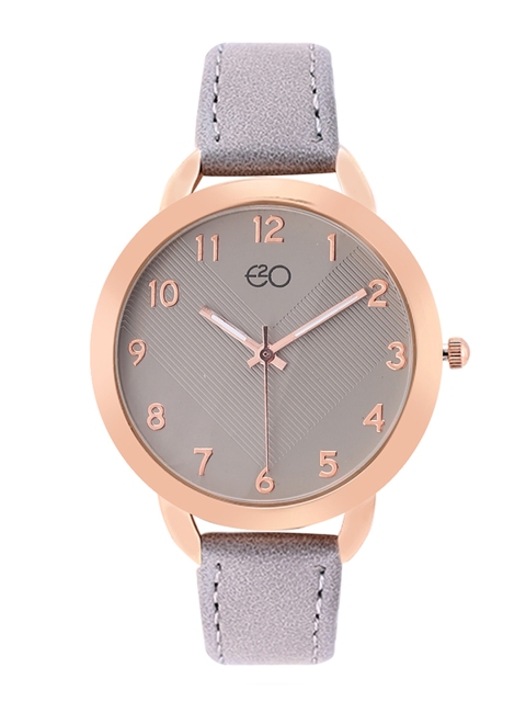 

E2O Women Grey Analogue Leather Watch 5657GREY