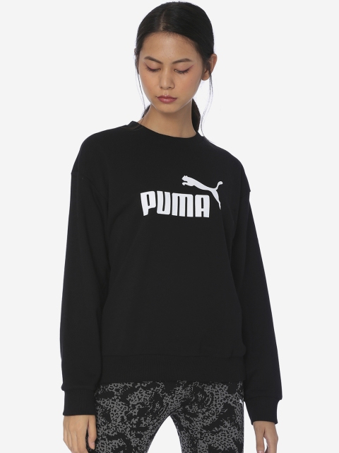 

Puma Women Black Printed Sweatshirt