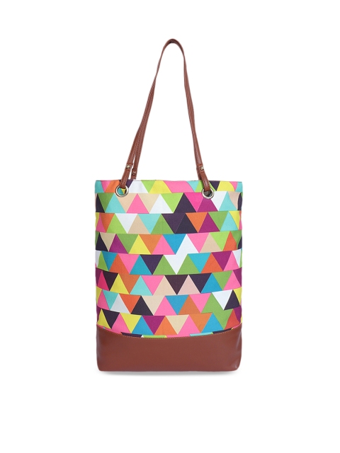

Lychee bags Multicoloured Printed Tote Bag, Multi