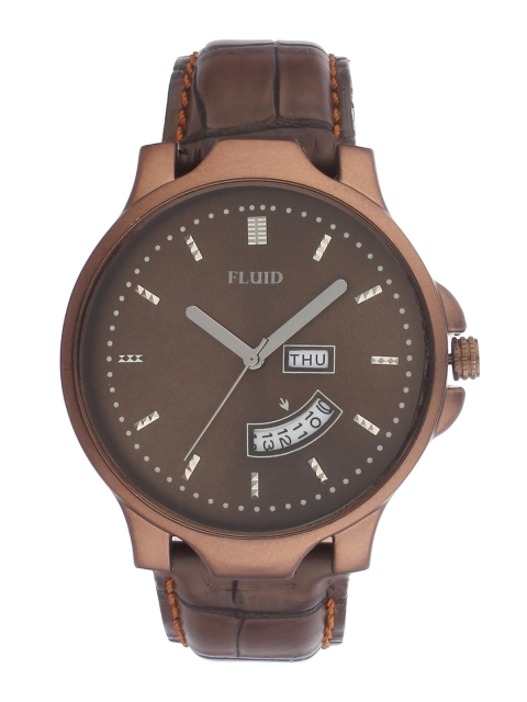 

FLUID Men Brown Analogue Watch FL-747G-BR01