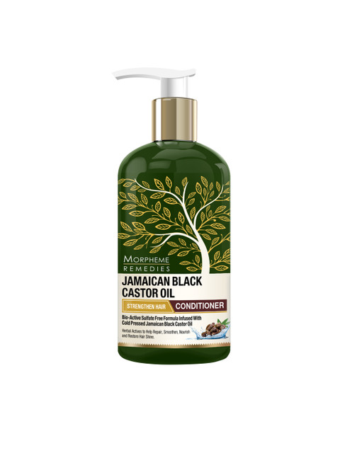 

Morpheme Remedies Unisex Jamaican Black Castor Oil Strengthening Hair Conditioner 300ml, Green
