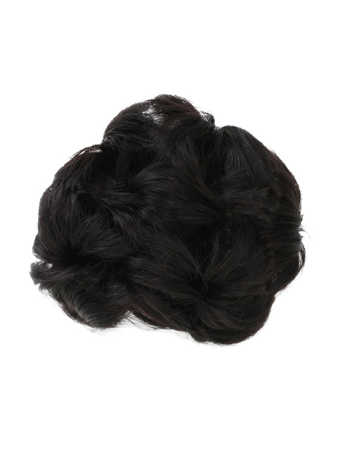 

Rozia Women Artificial Hair Bun, Black