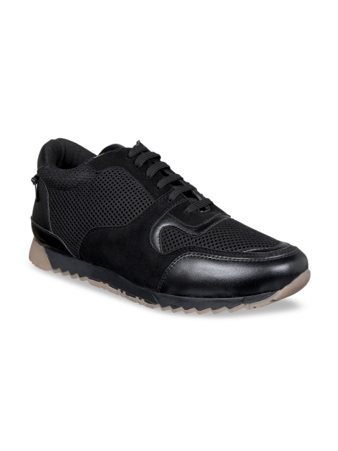 

Aditi Wasan Men Black Vegan-Leather Sneakers