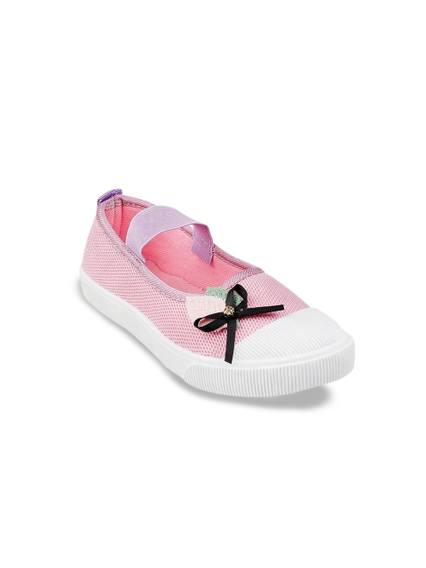 

Kittens Girls Lavender & Pink Colourblocked Mary Janes