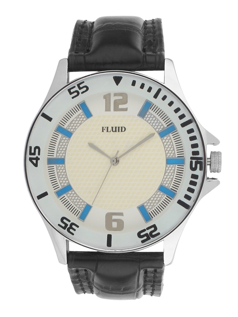 

FLUID Men Cream-Coloured Analogue Watch FL-732G-WH01
