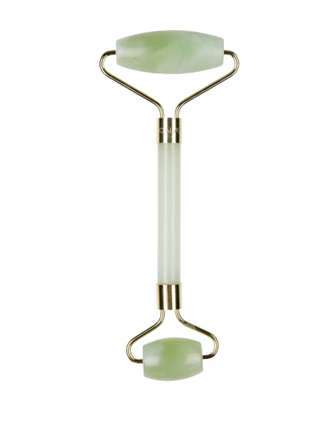 

Cala Women Green Jade Facial Roller with Gold Detail