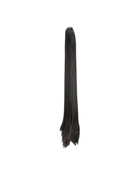 

Rozia Women Black Long Straight Ponytail Extensions Synthetic Clip