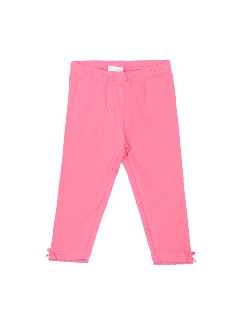 

Pantaloons Junior Infant Girls Pink Solid Ankle-Length Leggings