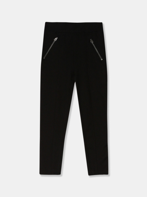 

Cherokee Girls Black Solid Slim-Fit Tregging
