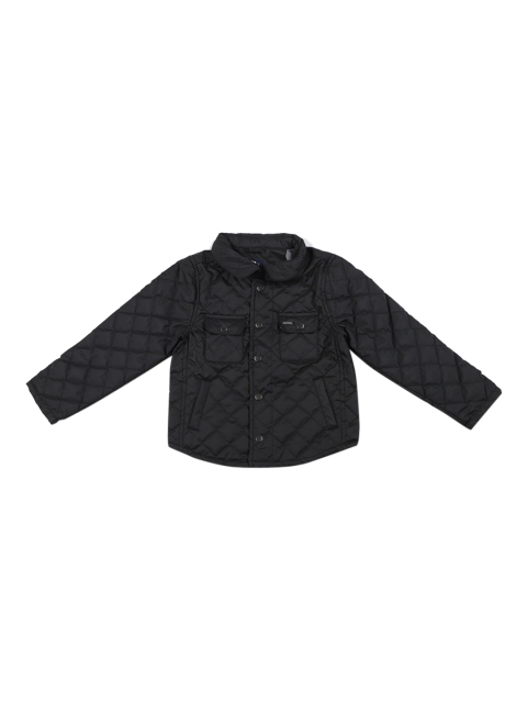 

Allen Solly Junior Boys Black Solid Quilted Jacket
