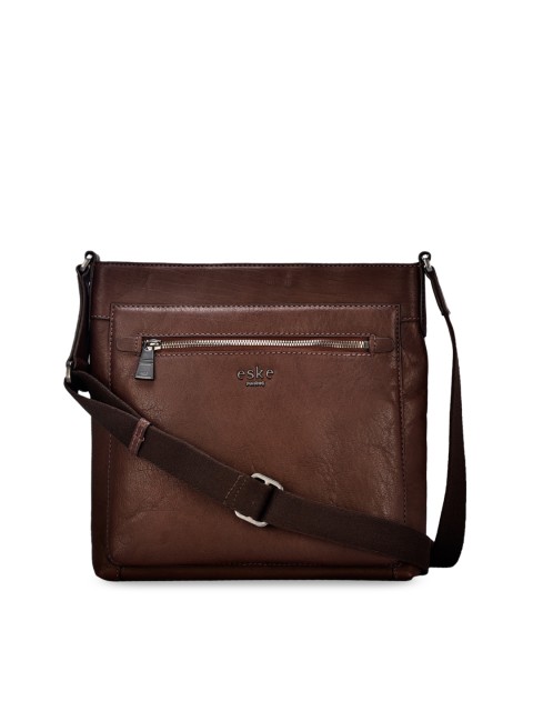

Eske Brown Solid Leather Sling Bag