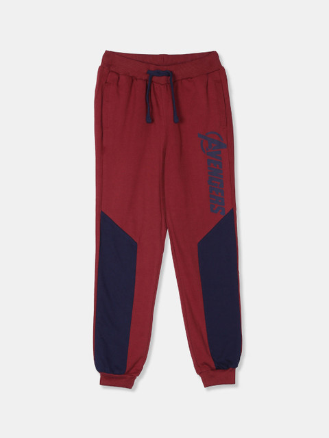 

Colt Boys Red and Blue Solid Joggers