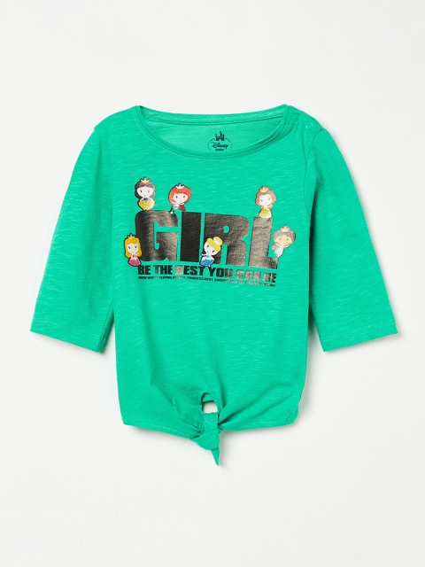 

Juniors by Lifestyle Girls Green Printed Top