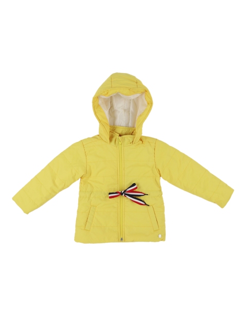 

Allen Solly Junior Girls Yellow Solid Padded Jacket