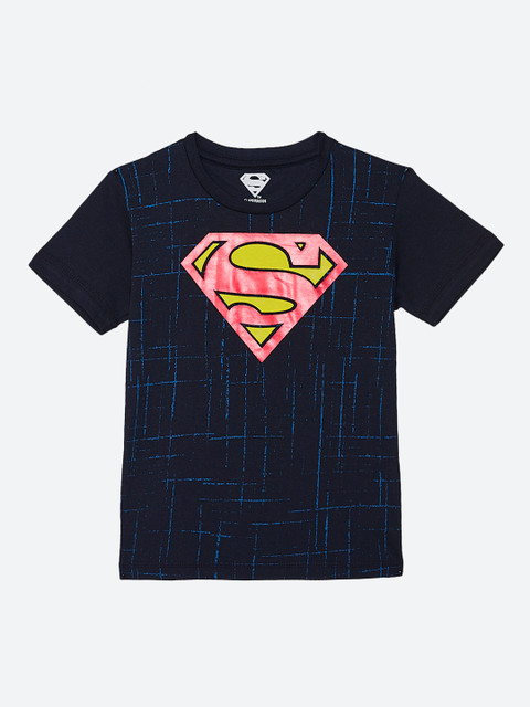 

Spider-man Boys Navy Blue Printed Round Neck T-shirt