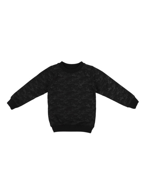 

Allen Solly Junior Boys Black & Grey Printed Sweatshirt