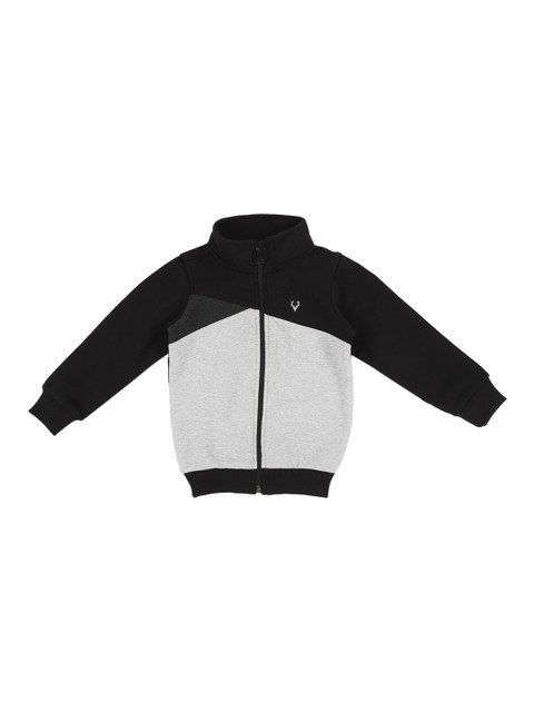 

Allen Solly Junior Boys Black & Grey Colourblocked Sweatshirt