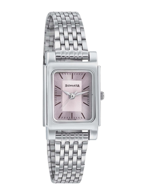 

Sonata Essentials Women Pink Analogue watch NL87021SM02