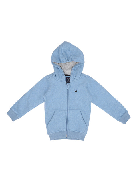 

Allen Solly Junior Boys Blue Solid Hooded Sweatshirt