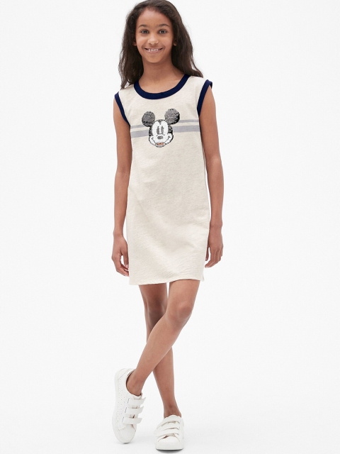 

GAP Girls Disney Mickey Mouse Tank Dress, White