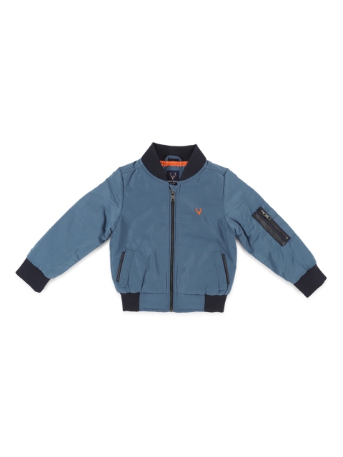 

Allen Solly Junior Boys Blue Solid Jacket