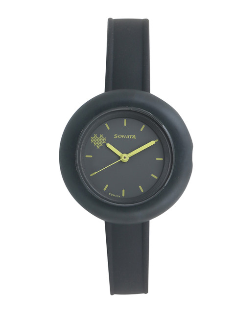 

Sonata Tic Tac Toe Women Grey Analogue watch 87026PP03