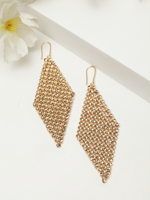 AVANT-GARDE PARIS Gold-Plated Crystallized with Swarovski Crystals Drop Earrings