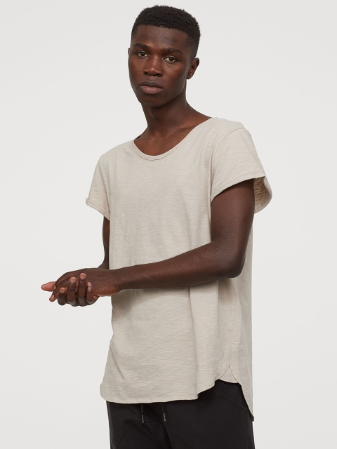 

H&M Cream-Coloured Cotton T-shirt