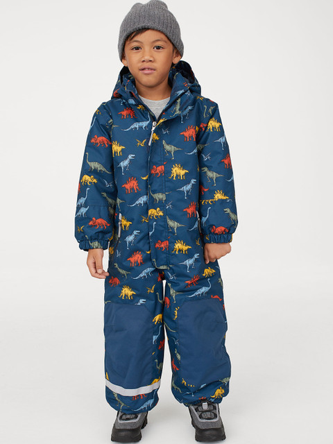 

H&M Boys Blue Waterproof all-in-one Suit