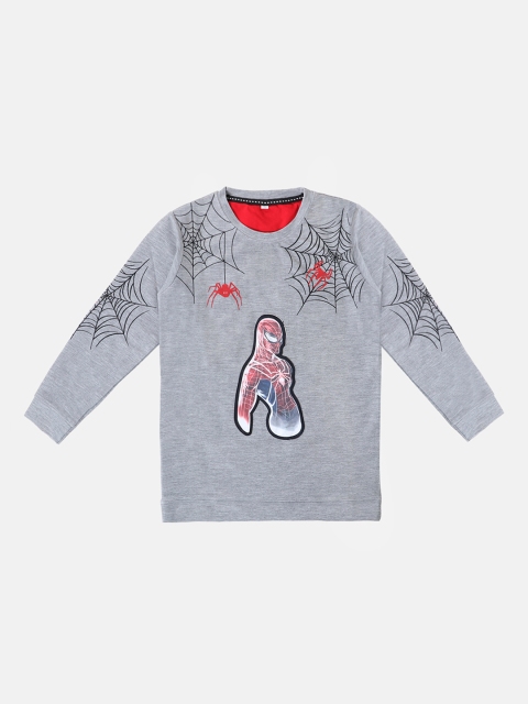 

Lil Tomatoes Boys Grey Spiderman Printed Sweatshirt