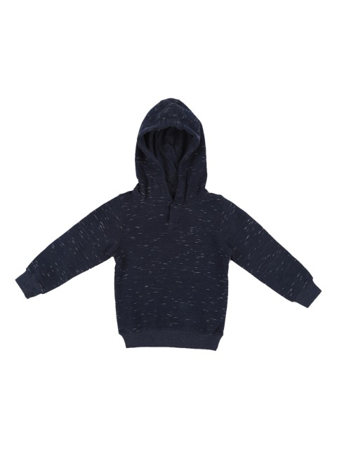 

Allen Solly Junior Boys Navy Blue Solid Hooded Sweatshirt