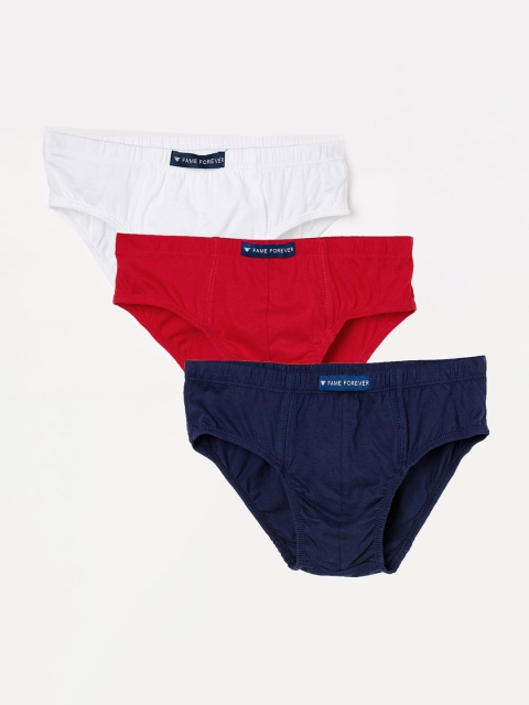 

Fame Forever by Lifestyle Boys Pack of 3 Briefs 8903742471539, White