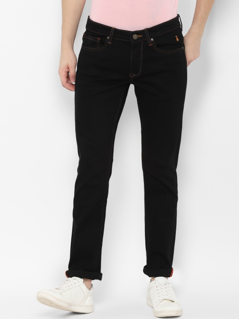 

SIMON CARTER LONDON Men Black Slim Fit Mid-Rise Clean Look Stretchable Jeans