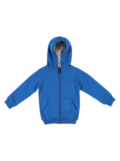 

Allen Solly Junior Boys Blue Solid Hooded Sweatshirt