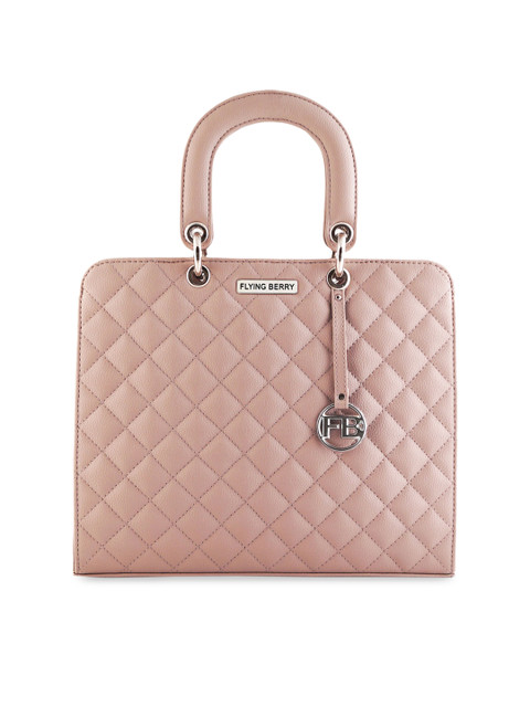 

FLYING BERRY Purple Solid Handheld Bag, Pink