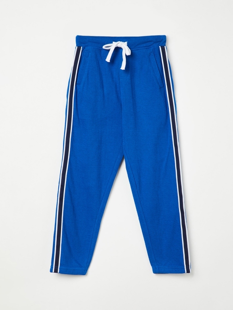 

Fame Forever by Lifestyle Boys Blue Solid Trackcpants