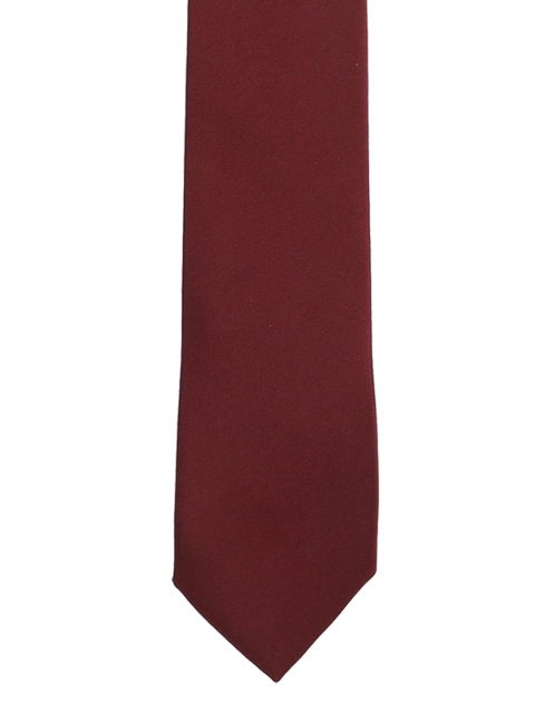

Peter England Maroon Solid Broad Tie