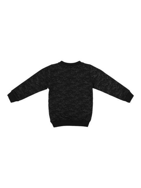 

Allen Solly Junior Boys Black & Grey Printed Sweatshirt