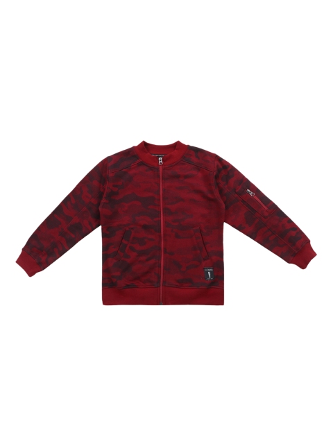 

Lil Tomatoes Boys Red & Black Camouflage Printed Sweatshirt